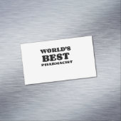 iPiccy-DesignWELTBESTE PHARMACISTE Magnetische Visitenkarte (Beispiel)