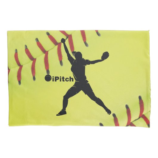 iPitch Fastpitch Softball Kissenbezug (Vorderseite)
