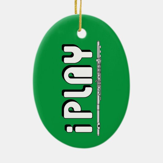 iPlay Flute Keramik Ornament (Hinten)