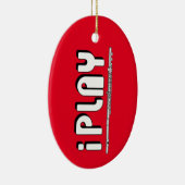 iPlay Flute Keramik Ornament (Rechts)