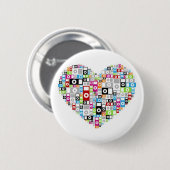 iPod-Herz Button (Vorne & Hinten)