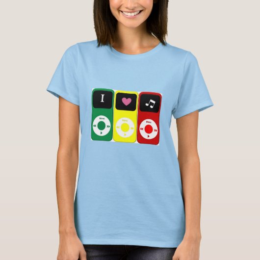 Ipod Music Lovers T-Shirt (Vorderseite)