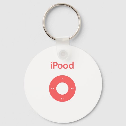 Ipod Spoof Ipood rosa Schlüsselanhänger (Vorderseite)