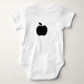 iPood/Apple-Logo Baby Strampler (Rückseite)