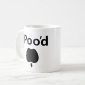 iPoo'd Kaffeetasse (Vorderseite Links)