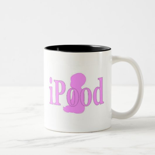 ipood Mädchen Zweifarbige Tasse (Rechts)