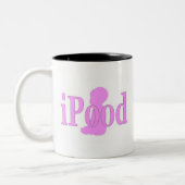 ipood Mädchen Zweifarbige Tasse (Links)