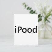 iPood Postkarte (Stehend Vorderseite)