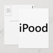 iPood Postkarte (Vorne/Hinten)