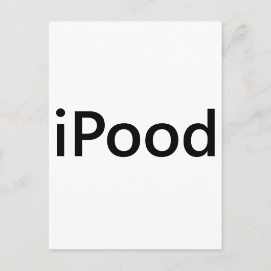 iPood Postkarte (Vorderseite)