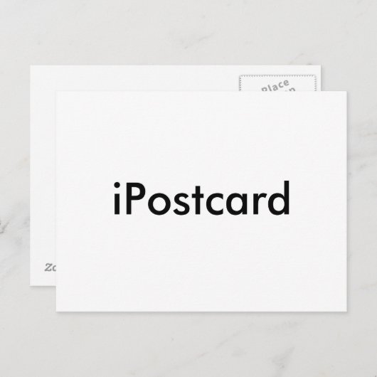 iPostkarte Postkarte (Vorne/Hinten)
