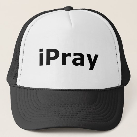 iPray Baseballmütze Truckerkappe (Vorderseite)