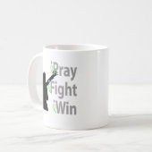 iPray. iFight. iWin. Kaffeetasse (Vorderseite Links)
