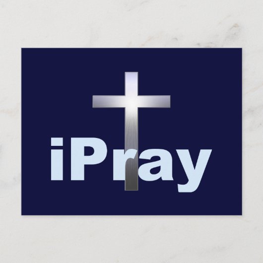 iPray Postkarte (Vorderseite)