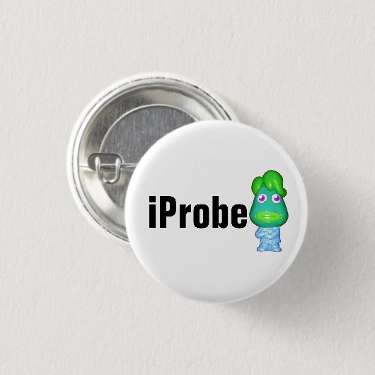 iProbe mit Little Alien Space Man Button (Vorne & Hinten)