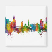 Ipswich England Skyline Magnet (Vorne)