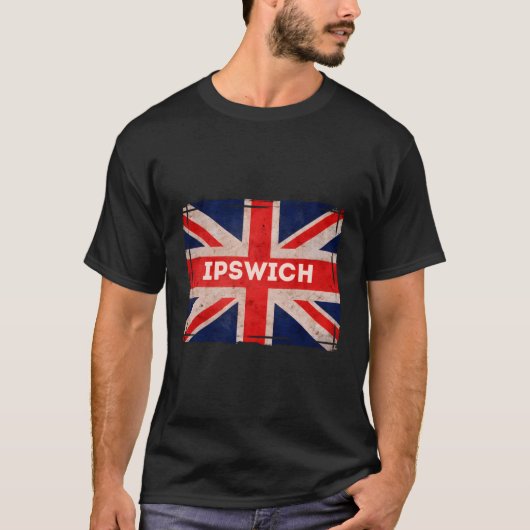 Ipswich Flag Beach Suffolk T-Shirt (Vorderseite)