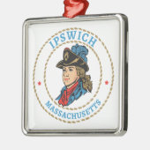Ipswich Massachusetts Colonial Ornament Aus Metall (Links)