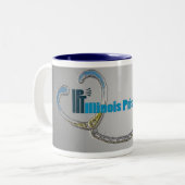 IPT Logo auf Zwei-Ton Tasse (Vorderseite Links)