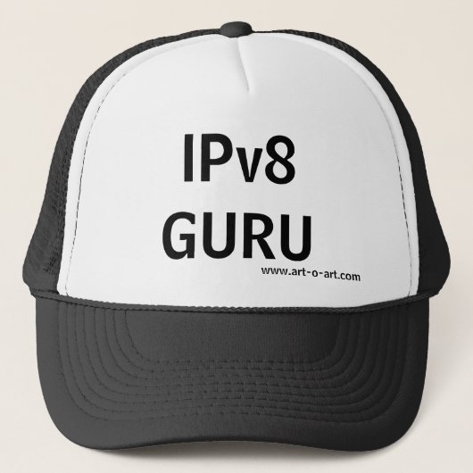 IPv8 GURU Hut Truckerkappe (Vorderseite)
