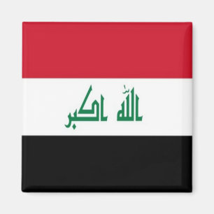 IQ001 Iraki FLAG Irak, Kühlschrank Magnet