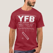 Iqaluit Airport YFB Tee Shirt (Vorderseite)