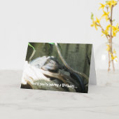 Iquana Geburtstags-Wünsche Karte (Gelbe Blume)