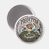 Iquitos Peru Magnet (Vorderseite/Rückseite)