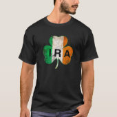 IRA Irish Lucky Kleeblatt St Patrick's Day Irland T-Shirt (Vorderseite)