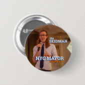 Ira Seidman für NYC Mayor 2021 Button (Vorne & Hinten)