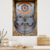 Irache Wine Fountain Poster (Küche)