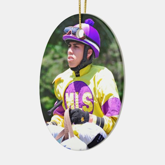 Irad Ortiz Jr. Keramik Ornament (Links)
