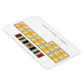 Irak 12 Monate Stationierung Zeit MAGNET 1 ICS (Rechte Seite)