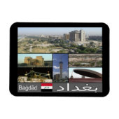 Irak - Bagdad Mosaic - Magnet (Horizontal)