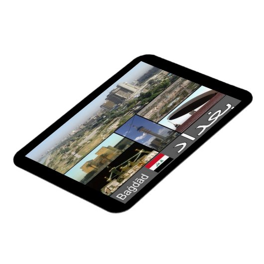 Irak - Bagdad Mosaic - Magnet (Linke Seite)