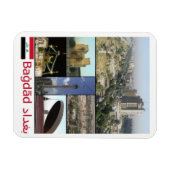 Irak - Bagdad Mosaic - Magnet (Horizontal)