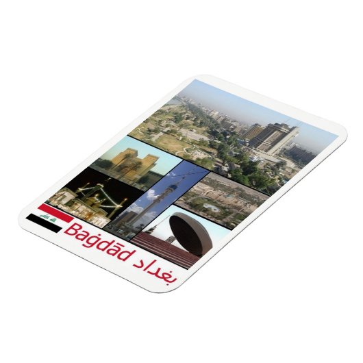Irak - Bagdad Mosaic - Magnet (Linke Seite)