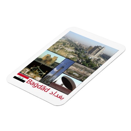 Irak - Bagdad Mosaic - Magnet (Linke Seite)