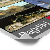 Irak - Bagdad Mosaic - Poster (Ecke)