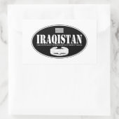Irak CAB Rechteckiger Aufkleber (Tasche)