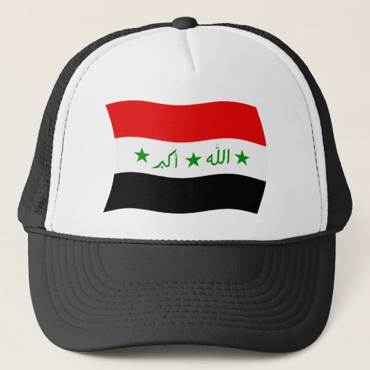 Irak-Flag Truckerkappe (Vorderseite)