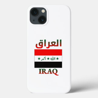 Irak-Flagge ا ل ع ا arabisch & englisch WordArt قر Case-Mate iPhone Hülle
