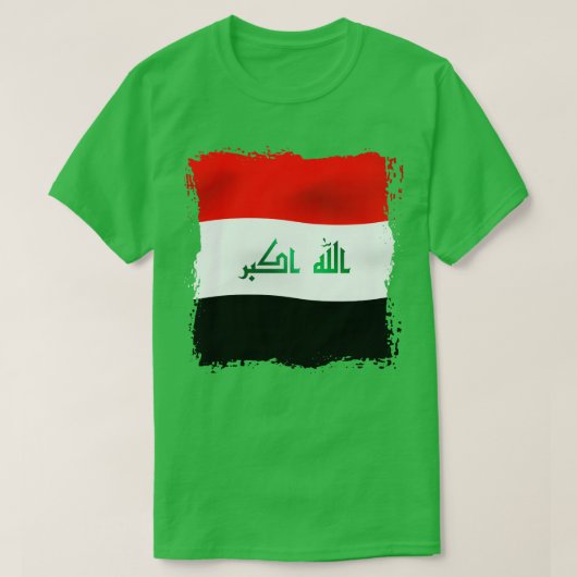 Irak-Flagge 1 T-Shirt (Design vorne)