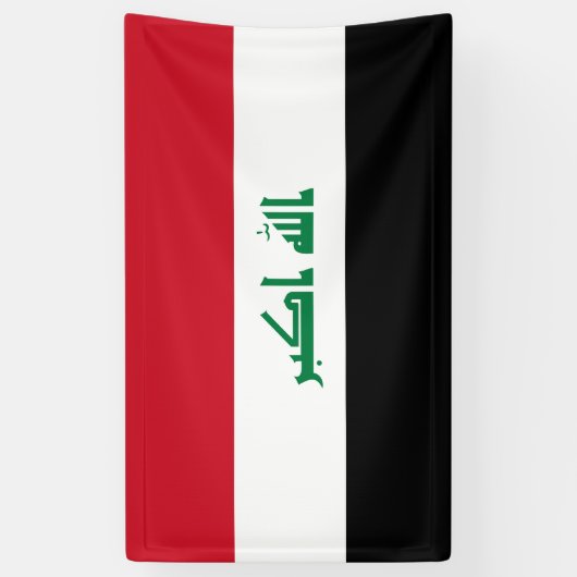 Irak-Flagge Banner (Vertikal)
