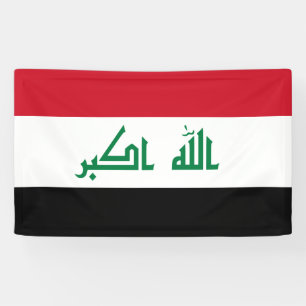 Irak-Flagge Banner