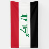 Irak-Flagge Banner (Vertikal)