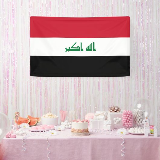 Irak-Flagge Banner (Party)