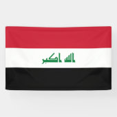 Irak-Flagge Banner (Horizontal)