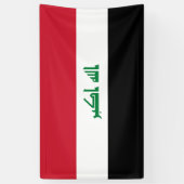 Irak-Flagge Banner (Vertikal)