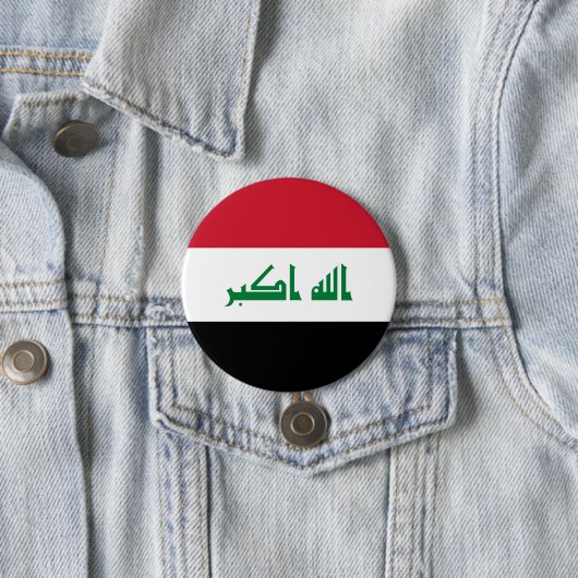 Irak-Flagge Button (Beispiel)